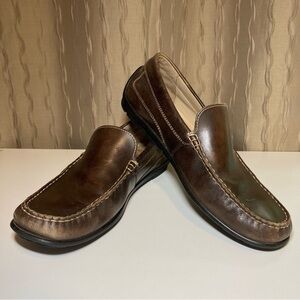 ECCO Men's 10 EU 44 Classic Leather Moc Driving Loafer Slip On Comfort 571004